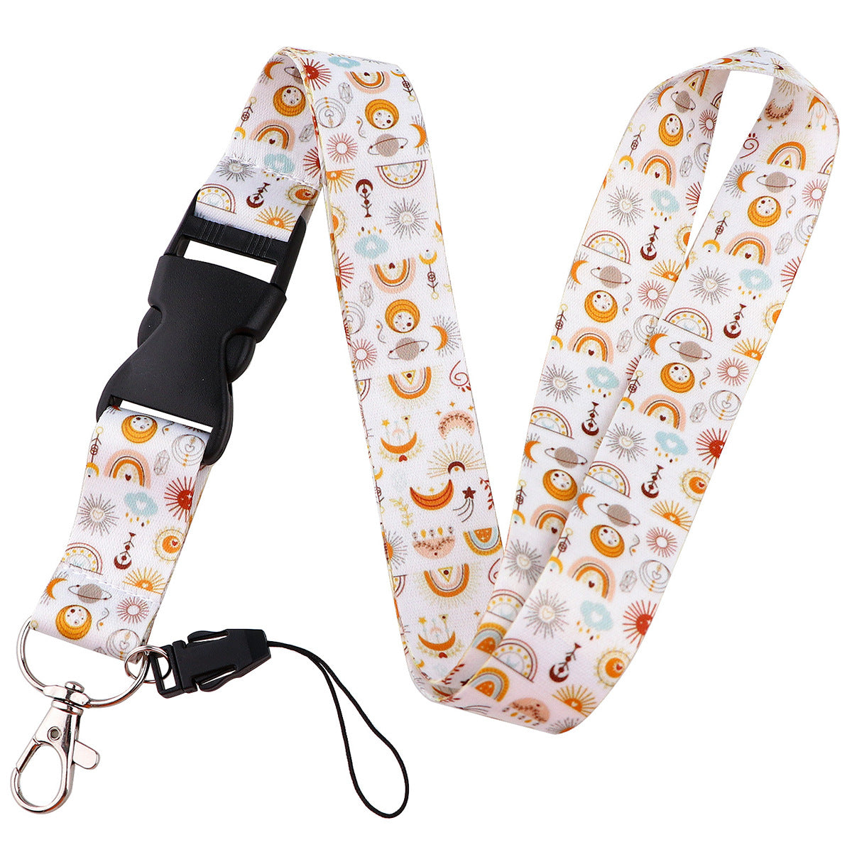 Wholesale Moon Buckle Mobile Phone Lanyard Brand Work Card Exhibition Card Bus Campus Cute Card Holder
